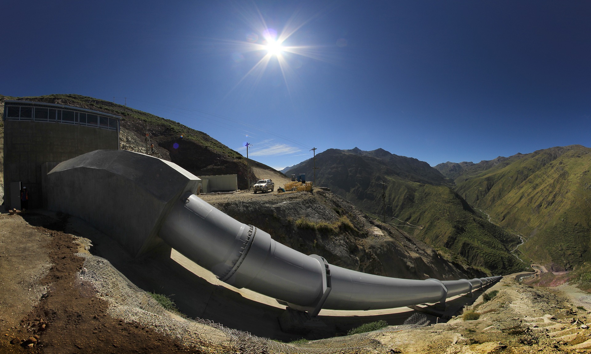 pipeline in the desert